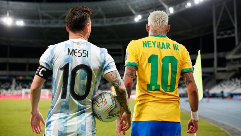 Brasil Neymar Messi Argentina