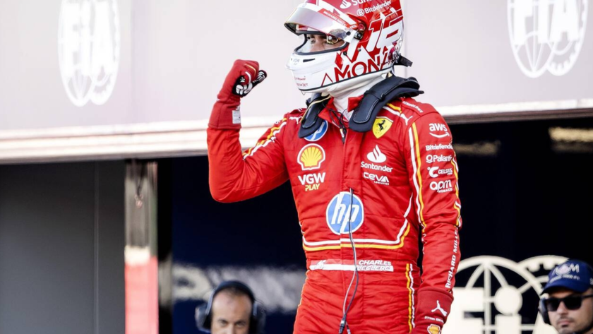 Charles Leclerc conquistó la pole position en Mónaco