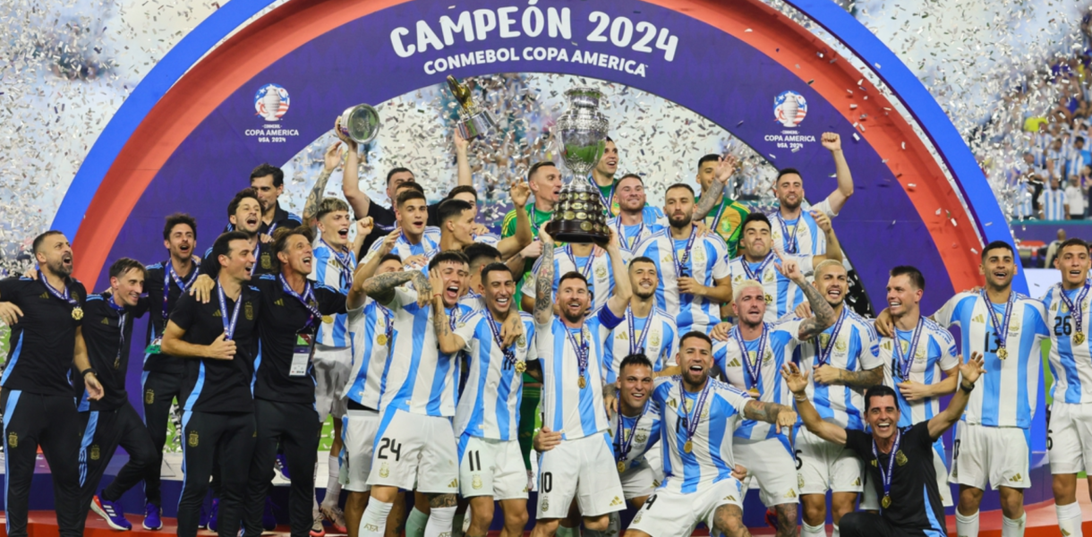 Argentina se proclamó bicampeón de la Copa América