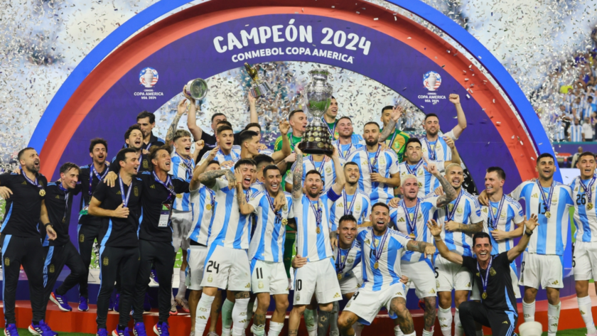 Argentina se proclamó bicampeón de la Copa América