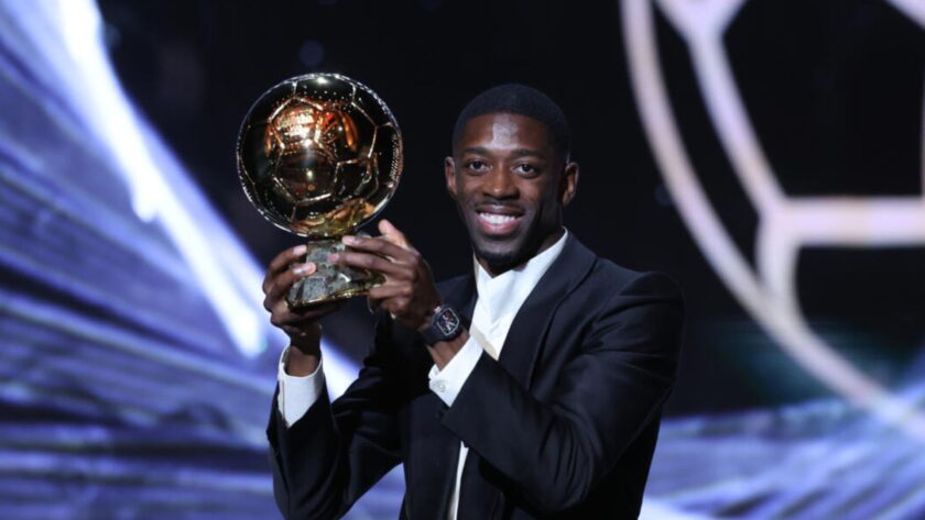 El francés Ousmane Dembélé es el nuevo Balón de Oro