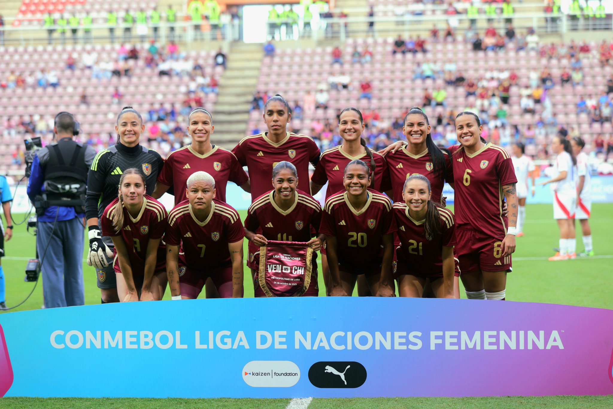 Venezuela igualó sin goles con Chile en la Liga de Naciones Femenina