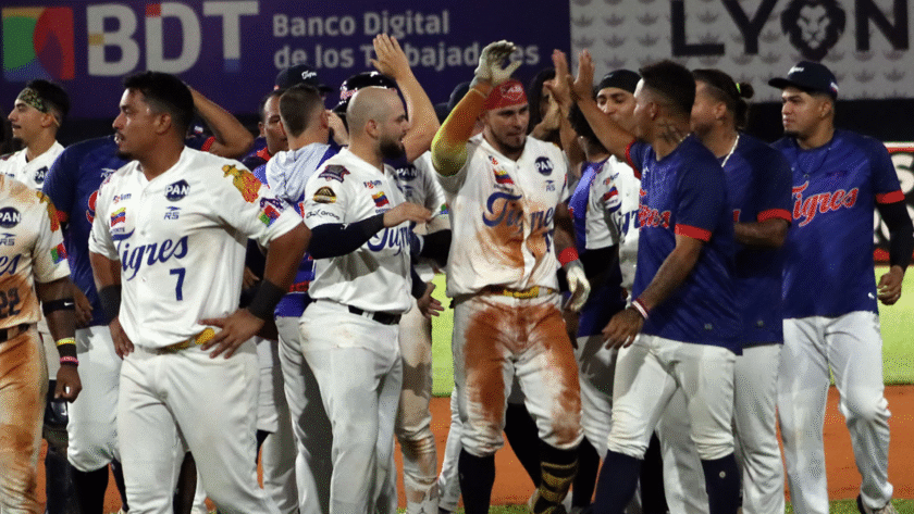 Tigres derrotó a Caribes y recuperó el liderato con su tercer triunfo en fila