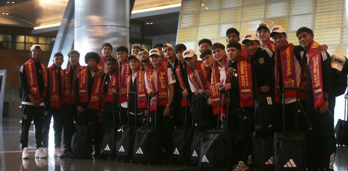 La Vinotinto Sub-17 ya llegó a Catar para el Mundial