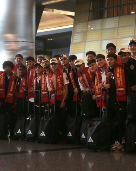 La Vinotinto Sub-17 ya llegó a Catar para el Mundial