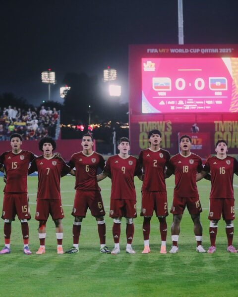 Vinotinto Sub-17 enfrentará a Corea del Norte en dieciseisavos de final