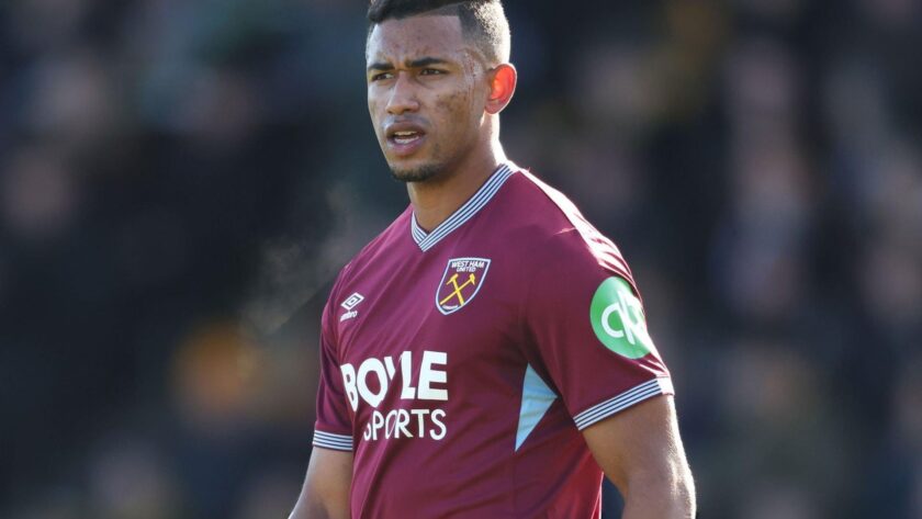 Keiber Lamadrid debutó oficialmente con el West Ham United