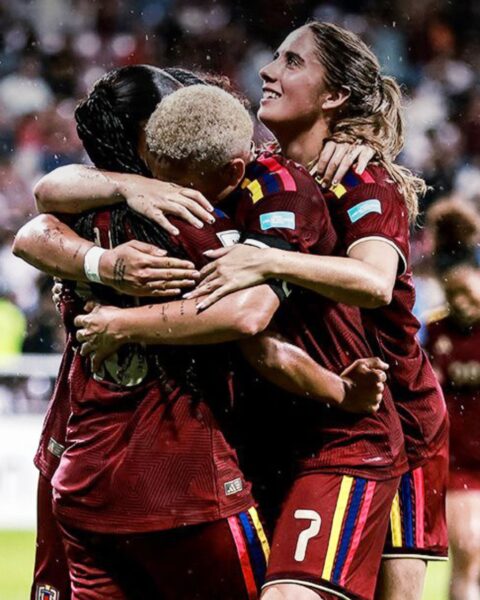 La Vinotinto femenina goleó 8-0 a Bolivia en Liga de Naciones